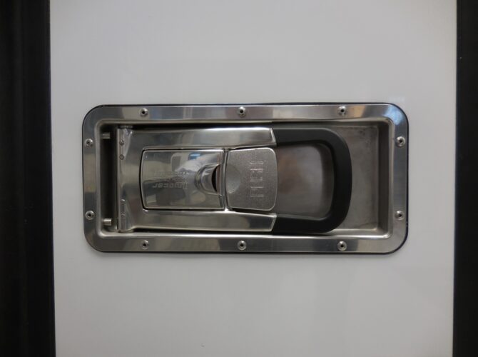 Poignée de modèle "Camlock" encastrée en acier inoxydable